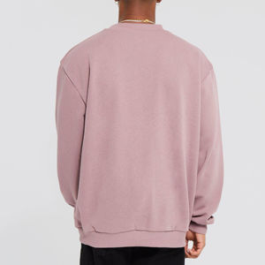 Sweat-shirts en molleton surdimensionnés à épaules tombantes avec étiquette personnalisée 100% coton Luxe pour hommes Hiver 2026 2 pièces avec qualité bon marché - Product Image 2