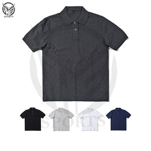 Golf de manga corta para hombre 2025 personalizado para Polos tela de punto de patrón sólido con diseño de logotipo de marca propia - Product Image 5