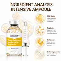 Sérum Visage Personnalisé à Marque Blanche OEM ODM au Peptide de Soie Doré et ADN de Saumon PDRN – Ampoule Éclat et Restauration de la Peau