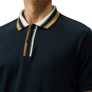Camiseta Polo de Algodón para Hombre con Logotipo Bordado Personalizado, Diseño Retro con Solapa, Camiseta Polo de Golf Informal Lisa Unisex - Product Image 4