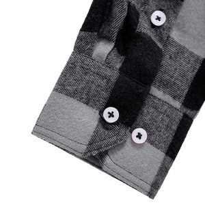 Nueva camisa de tela ligera de moda para hombre, precio de fábrica, Camisa de franela de manga larga para hombre, Camisa de franela más vendida - Product Image 2