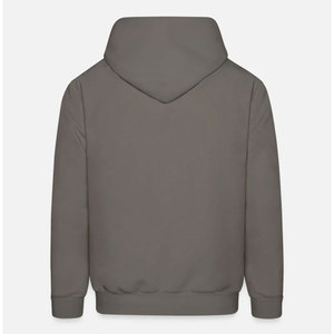 Sweat à capuche pour homme grande taille en coton biologique avec impression de logo personnalisé - Product Image 6