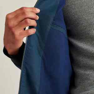 Veste bomber tendance pour homme, coupe slim, col montant, été 2025, toile fine, réversible, séchage rapide, style streetwear - Product Image 2