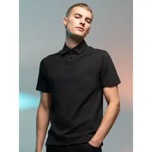 Chemises polo extensibles à manches courtes pour hommes, articles promotionnels personnalisés - Product Image 1