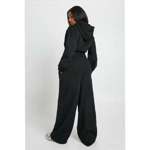 Conjuntos de Mujer, Estilo Personalizado, Tops y Pantalones Casuales de Mujer, Primaverales, de Lona, con Manga - Product Image 2