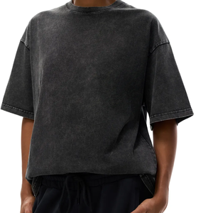 เสื้อยืดผู้ชายสั่งทำพิเศษ ผ้าหนัก 230 กรัม พิมพ์ลายโลโก้ด้านหน้า สไตล์วินเทจ โอเวอร์ไซส์ ลำลอง พิมพ์สกรีน เป็นมิตรกับสิ่งแวดล้อม แห้งเร็ว - Product Image 6