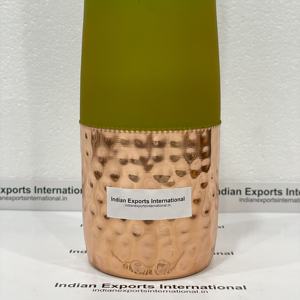 IEI 27. Acabado seda desteñido patrón en verde. Botella de cobre puro en nuevo lanzamiento. - Product Image 3