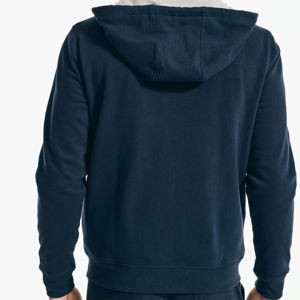 Tissu polaire doux à capuche zippé pour hommes pour l'hiver pour un usage quotidien et la superposition de l'impression numérique Service OEM - Product Image 6