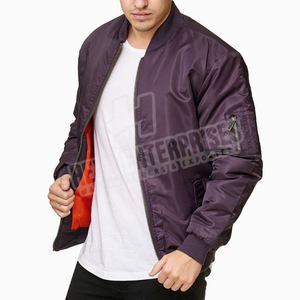 Nouvelle veste de baseball unisexe en polyester de soie de haute qualité Veste universitaire en satin Letterman personnalisée vente en gros - Product Image 3