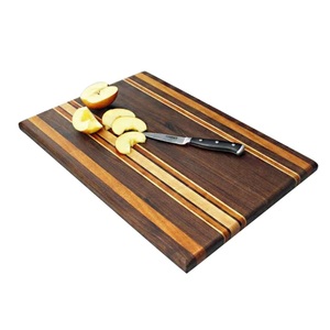 Tabla de Cortar Hexagonal de Madera de Mango Maciza y Resina para Restaurantes, Cantinas o Servicios de Catering, para Frutas, Verduras o Pizza - Product Image 3