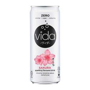 ZERO Sugar Halal Beverages Sparkling Sakura Soda Carbonated Vitamin <b>C</b> Drink Certified Halal Drinks Zero Calories Zero Fat - Product Image 4