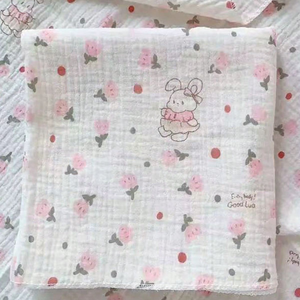 Couverture de bébé la plus douce en gros | Couverture d'emmaillotage pour nouveau-né en coton ultra doux OEM | Fournisseur de literie confortable pour bébé - Product Image 1