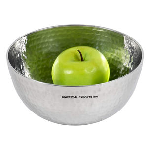 Bol à chocolat décoratif en métal Bol à chocolat artisanal d'excellente qualité Bol à chocolat martelé de forme ronde - Product Image 1