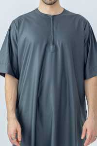 Thobe pour hommes, vente chaude, vêtements musulmans pour hommes, thobes de Dubaï, manches longues, thobe islamique pour hommes, thobe arabe - Product Image 3