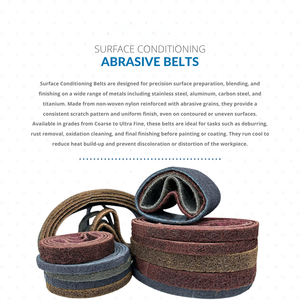 Ceintures de conditionnement de surface Netron pour mélanger les soudures et éliminer l'oxydation sur l'acier inoxydable et les composants métalliques OEM ODM OBM - Product Image 6