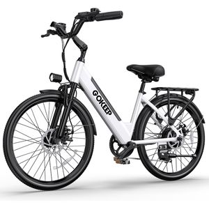 Bicicleta Eléctrica de 26 Pulgadas Más Vendida, Bicicleta Eléctrica Urbana para Adultos con Asistencia de Pedaleo, Batería de Litio de Largo Alcance - Product Image 3