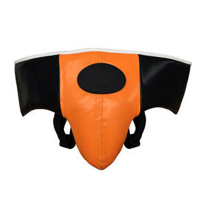 Protectores Inguinales de Cuero PU Hechos a Medida con Logotipo Impreso, Color Sólido, para Uso Profesional en Artes Marciales, Transpirables y Cómodos - Product Image 1