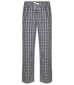 Pantalones de Pijama de Lona a Cuadros para Hombre, 100% Algodón, Transpirables, Casuales, para Dormir - Product Image 4