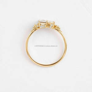 Arin Custom Modern & Luxury 18K/14K Gold Diamond Rings GIA/IGI Certified para bodas y fiestas MOQ bajo - Product Image 4