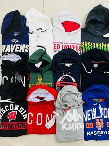 Sudaderas con capucha a juego recortadas para niños pequeños, ropa de calle para hombres y mujeres, sudaderas universitarias de moda, lote de ropa de marca excedente - Product Image 6