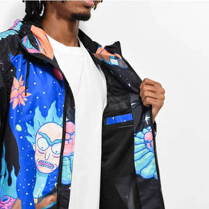 Chaqueta cortavientos de venta en línea de color y tamaño personalizados, Material de carcasa de poliéster, chaqueta cortavientos de calidad fina para hombre - Product Image 6