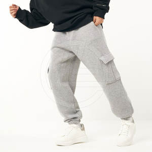 Chándal holgado de gran tamaño para hombre con pantalones de cintura con cordón y diseño de sudadera relajada, chándal informal holgado para hombre - Product Image 5