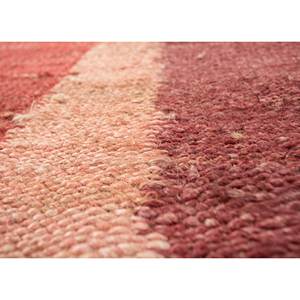 พรมลายเรขาคณิตแบบทอแบนจากปอกระเจาและป่านสีแดงและสีส้มสำหรับใช้ในบ้าน-Pdjt-667 - Product Image 3