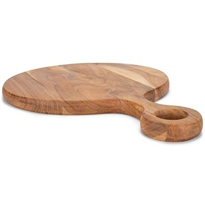 Tabla de cortar de madera de acacia natural, tabla de cortar ecológica para cocinar a diario, bloque de cortar de madera de gran tamaño resistente - Product Image 5
