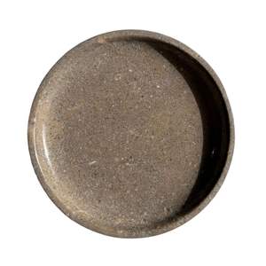 Plato de Frutas de Mármol Blanco Gris, Hecho a Mano, de Lujo, Plato Redondo de Piedra Natural Pulida, Decoración Moderna y Minimalista para el Hogar - Product Image 1