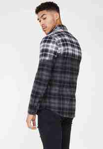 Camisa de franela de manga larga ligera personalizada al por mayor para hombre, ropa de calle antiarrugas, ropa de lujo a la moda, OEM teñido con hilo - Product Image 4