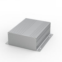 147*41*150mm boîtier en aluminium anodisé boîtier d'instrument électronique en métal boîtier de Rail Din boîtier de PCB