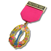 Barres personnalisées de ruban de médaille en métal de défilé de mode de cadeaux commémoratifs