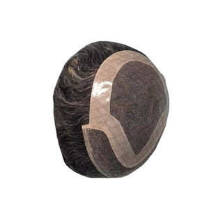 Peluca de Cabello Humano Taz Hair BD, Ondulado, Prótesis Capilar, 100% Cabello Remy Chino, con Frente de Encaje y Base Mono - Product Image 1