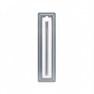 DENI 1500 mm Round Bar One-Sided 10 mm Bright Zinc-Plated Steel <b>Metal</b> <b>Frame</b> - Product Image 3