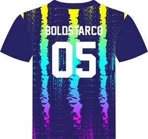 เสื้อยืดกีฬาเสื้อยืดคอกลมผ้าโพลีเอสเตอร์สำหรับผู้ชายพิมพ์ซับลิเมชัน170ตามสั่ง - Product Image 2