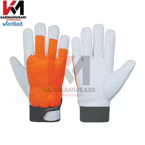Gants en cuir véritable chauds d'hiver pour hommes Doublure en cachemire Gants de conduite durables pour moto Design artisanal de qualité supérieure - Product Image 2