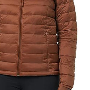 Chaqueta acolchada de burbujas personalizada de invierno para hombre, chaquetas acolchadas con capucha y cremallera ligera de alta calidad - Product Image 6