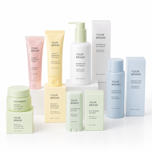Complete Facial Skincare Set With Cleanser Toner <b>Serum</b> Cream And Lightweight Daily Sun Care OEM Skincare Skincare Manufacturer - Product Image 2