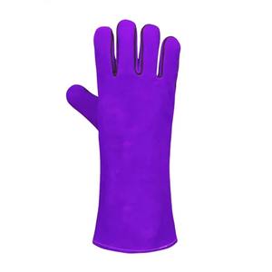 Nouvelle arrivée Gants de soudage en cuir pleine longueur pour adultes Protection des doigts Gants de travail au prix de gros pour un usage quotidien - Product Image 2