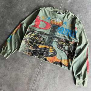 OEM <b>Service</b> by Plain <b>Factory</b> Direct Adjustable Rate Unique Design Double Sleeve Screen Printing Men's T-shirts - Product Image 2