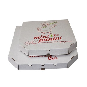 Customized 6-18 Inch High-quality Corrugated Pizza <b>Box</b> with <b>Food</b> Grade Paper UV Corrugated <b>Cardboard</b> Pizza <b>Box</b> - Product Image 5