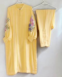 HERMOSO TRABAJO BORDADO FANTASÍA KURTI-FONDO CON FANCY DUPATTA - Product Image 5