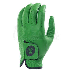 Gants de golf pour droitiers en cuir Cabretta véritable de haute qualité avec design antidérapant et logo personnalisé pour les passionnés de sport - Product Image 2