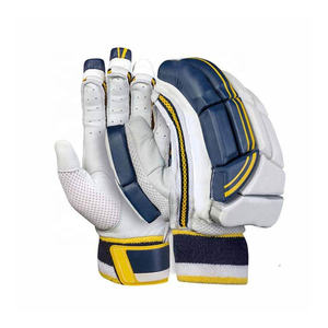 Gants de cricket avec rembourrage durable en cuir respirant et confortable de qualité supérieure, conception absorbant les chocs, support de poignet et allumettes - Product Image 2