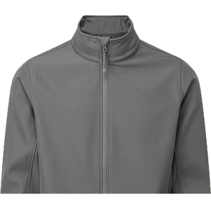 Chaqueta Softshell Ligera y Transpirable Unisex al por Mayor, Chaqueta Impermeable Tipo Parka para Exteriores con Cuello Alto y Logotipo Frontal - Product Image 2