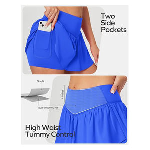 Brown Custom Black Fashionable <b>Pleated</b> Short <b>Mini</b> <b>Skirt</b> Casual <b>Skirts</b> for Women Tennis <b>Skirt</b> High Quality Inflow Sports - Product Image 6