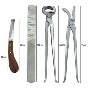 Kit d'outils professionnel pour maréchal-ferrant pour le sabotage des chevaux et la réparation des sabots avec finition en acier poli - Product Image 5