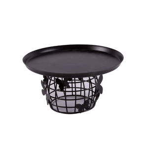 Shiny Finishing Dessert <b>Cup</b> Black Powder Coated Finishing <b>Cake</b> Display Stand For Birthday Christmas Party <b>Cake</b> Holder Stand - Product Image 1