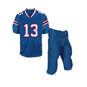 <b>Hot</b> Selling American Football Uniform Sets in Bold <b>Red</b> Color Sportswear Kits with Custom Designs for Ultimate Team Performance - Product Image 3