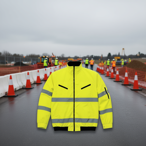 Chaqueta de Piloto Amarilla de Alta Visibilidad para Equipo de Seguridad y Supervivencia - Product Image 3